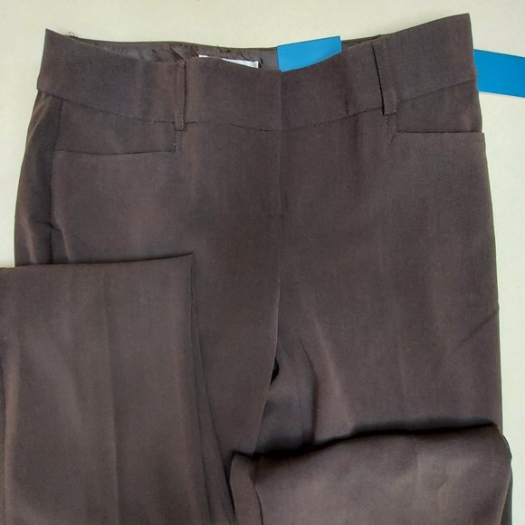 Ricki’s BROWN Universal Miracle Mid Rise Bootcut Trouser Pants Size 4 - Picture 4 of 10